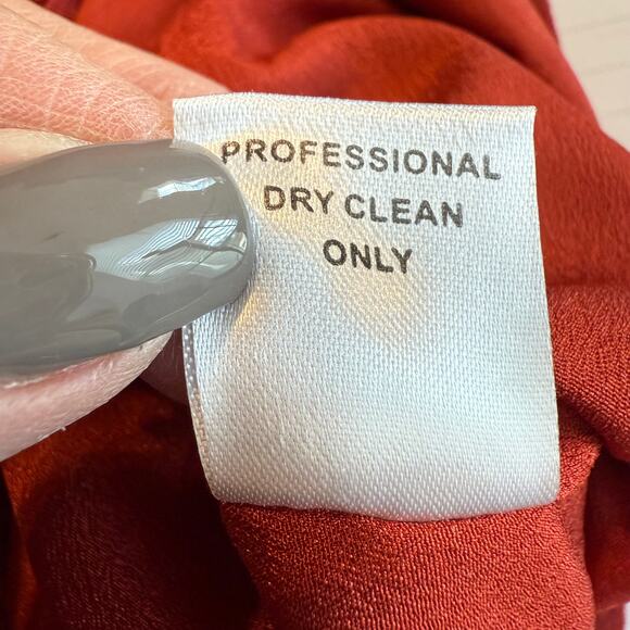 Jade Melody Tam Women's Rust‎ Sleeveless Faux Suede Shift Dress Size XL NEW - Picture 6 of 8